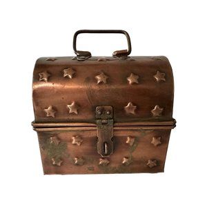 DHS Metal Decor Star Lunchbox Recipe Box